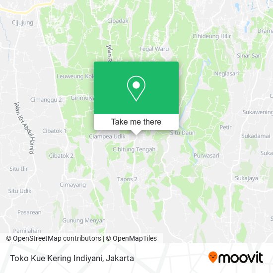 Toko Kue Kering Indiyani map