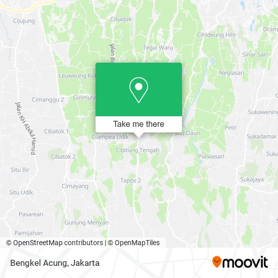 Bengkel Acung map