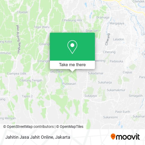 Jahitin Jasa Jahit Online map