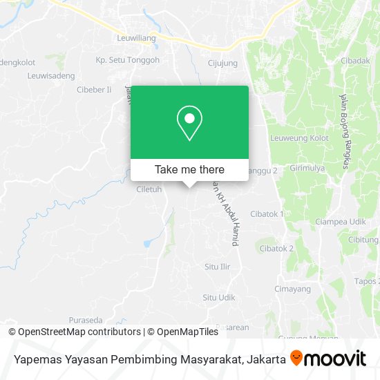 Yapemas Yayasan Pembimbing Masyarakat map