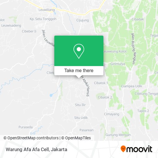 Warung Afa Afa Cell map