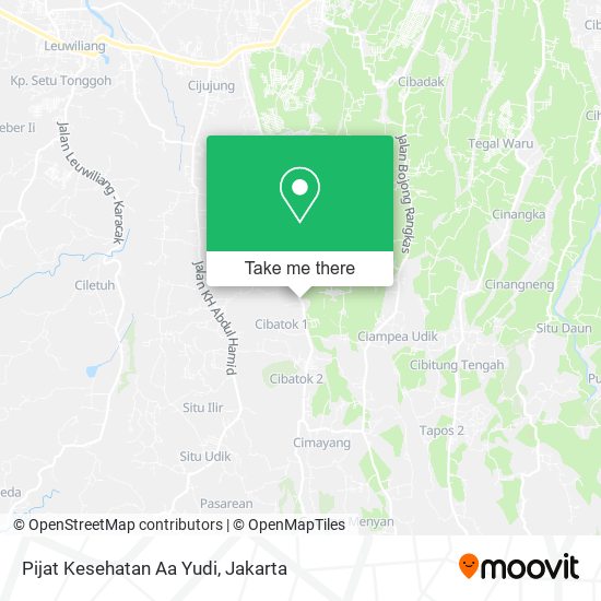 Pijat Kesehatan Aa Yudi map