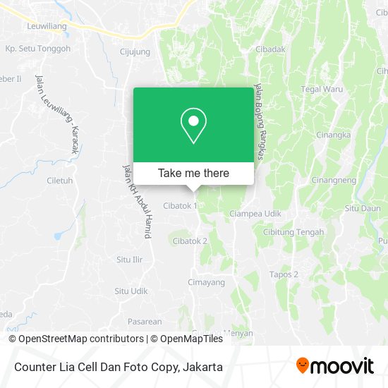 Counter Lia Cell Dan Foto Copy map