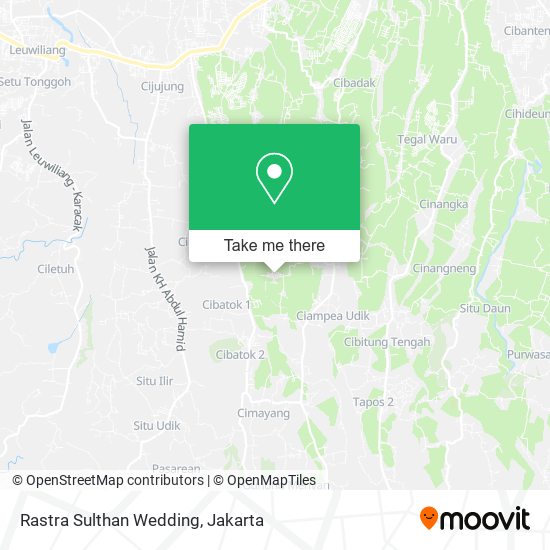 Rastra Sulthan Wedding map