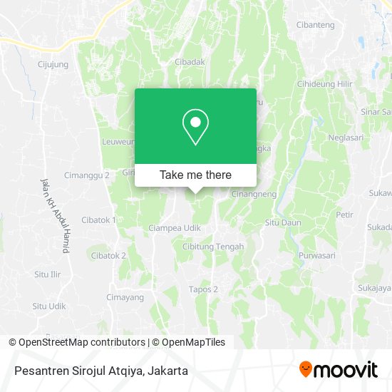 Pesantren Sirojul Atqiya map