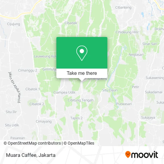 Muara Caffee map