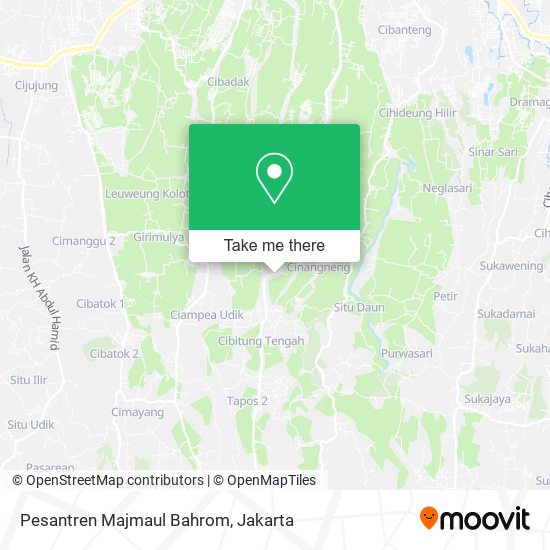 Pesantren Majmaul Bahrom map