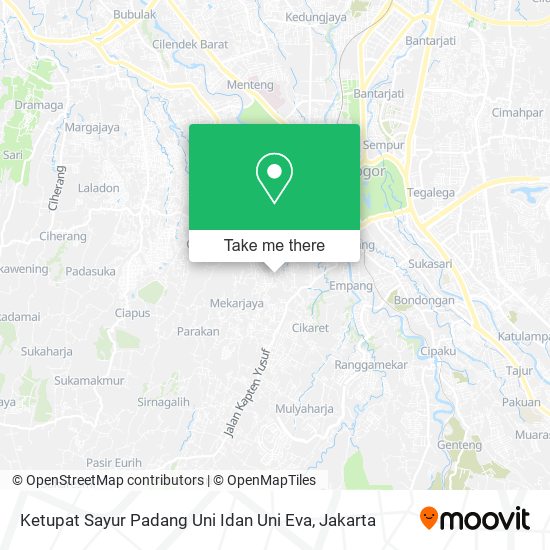 Ketupat Sayur Padang Uni Idan Uni Eva map