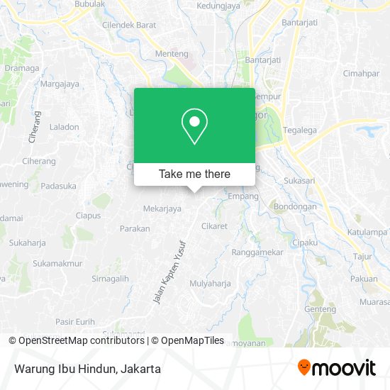 Warung Ibu Hindun map