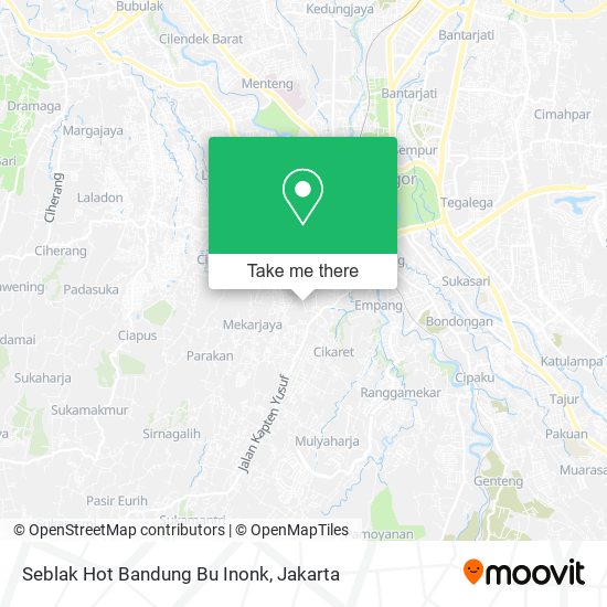 Seblak Hot Bandung Bu Inonk map