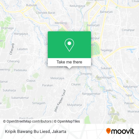 Kripik Bawang Bu Liesd map