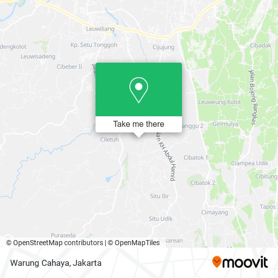 Warung Cahaya map