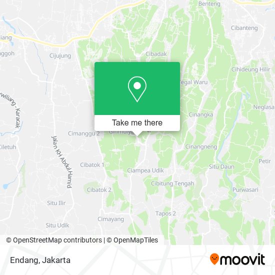 Endang map