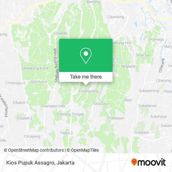 Kios Pupuk Assagro map