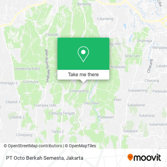 PT Octo Berkah Semesta map