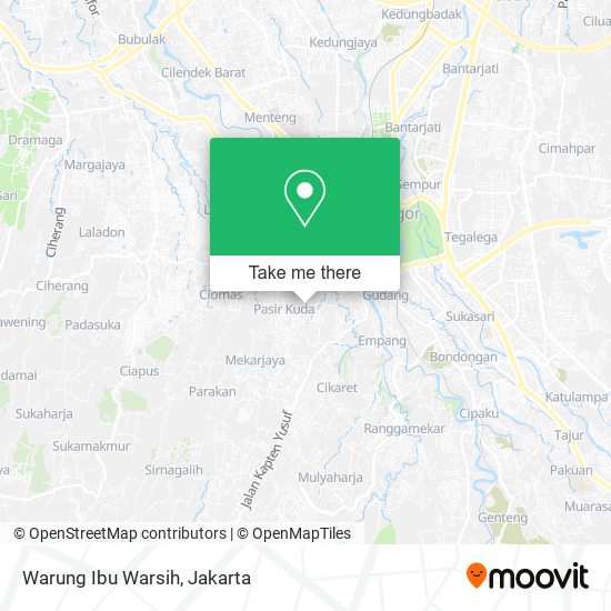 Warung Ibu Warsih map