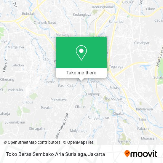 Toko Beras Sembako Aria Surialaga map