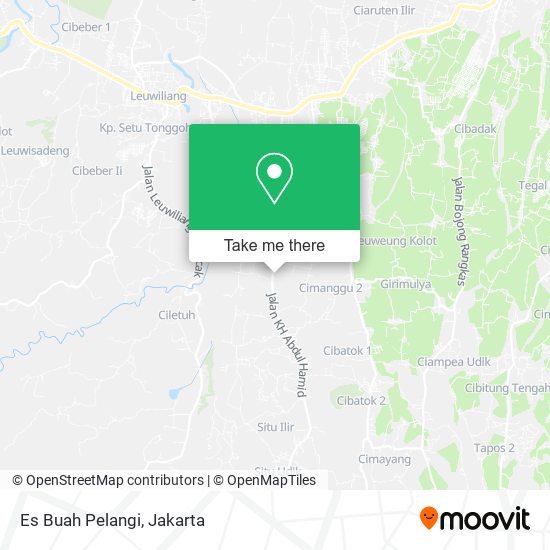 Es Buah Pelangi map