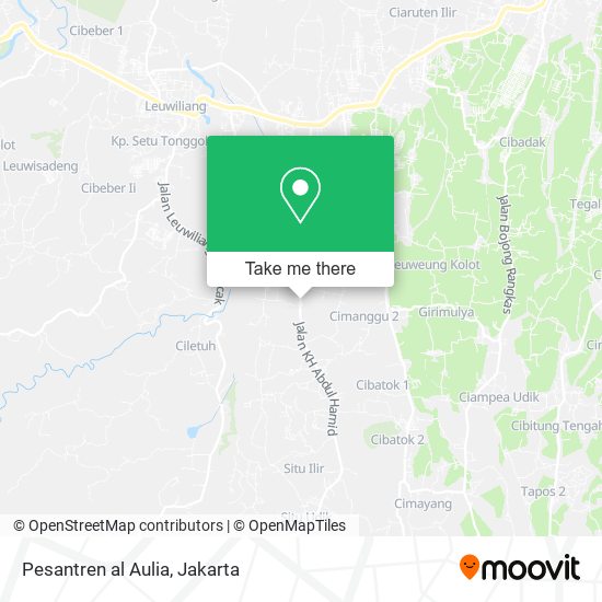 Pesantren al Aulia map