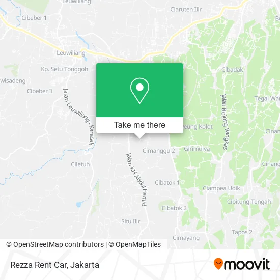 Rezza Rent Car map