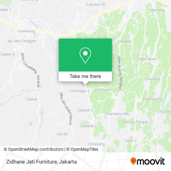 Zidhane Jati Furniture map