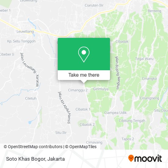 Soto Khas Bogor map