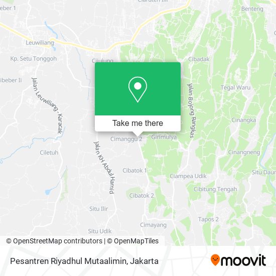 Pesantren Riyadhul Mutaalimin map