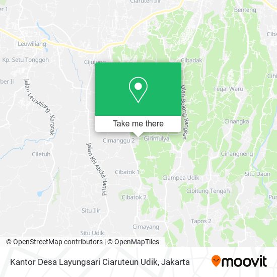 Kantor Desa Layungsari Ciaruteun Udik map