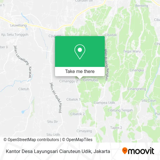 Kantor Desa Layungsari Ciaruteun Udik map