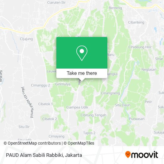 PAUD Alam Sabili Rabbiki map