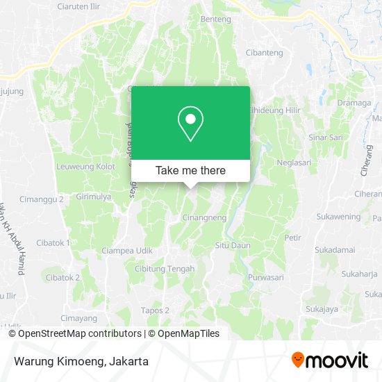 Warung Kimoeng map