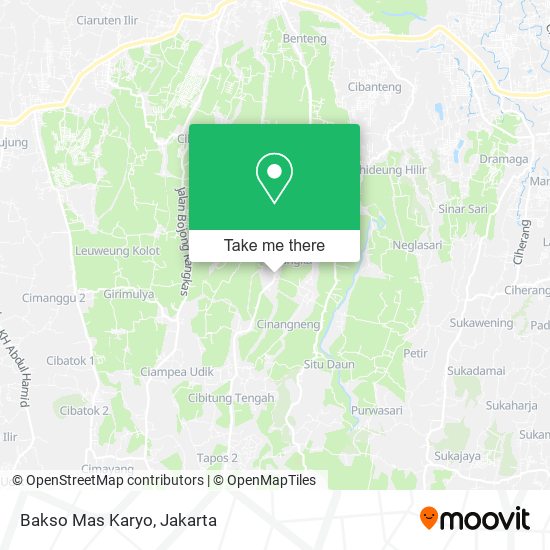 Bakso Mas Karyo map