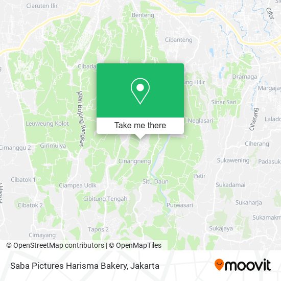 Saba Pictures Harisma Bakery map