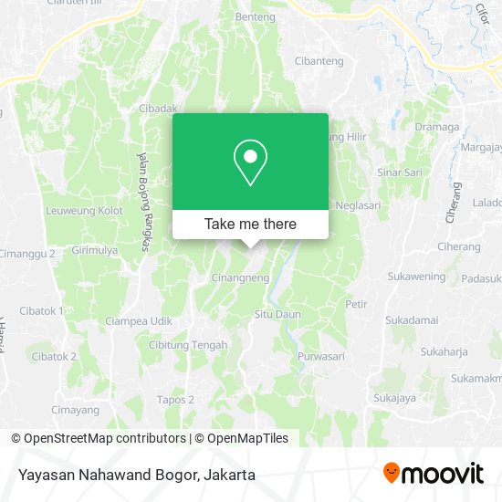 Yayasan Nahawand Bogor map