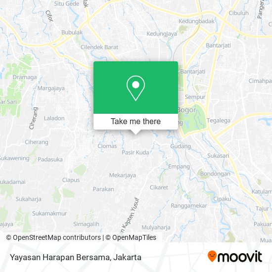 Yayasan Harapan Bersama map