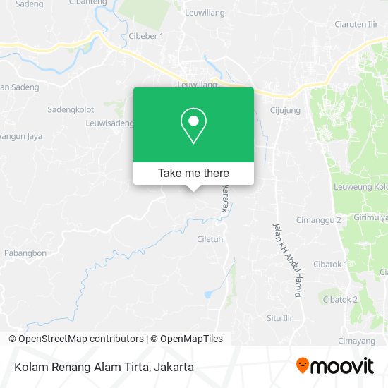 Kolam Renang Alam Tirta map