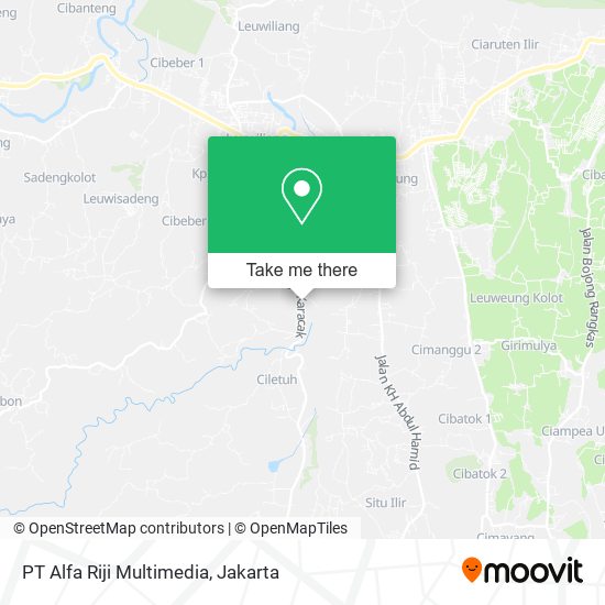 PT Alfa Riji Multimedia map
