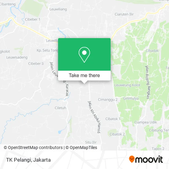 TK Pelangi map