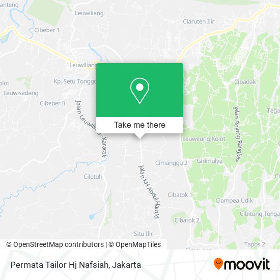 Permata Tailor Hj Nafsiah map