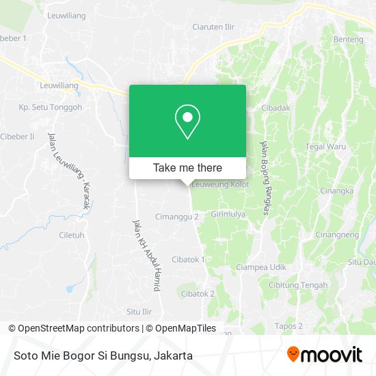 Soto Mie Bogor Si Bungsu map