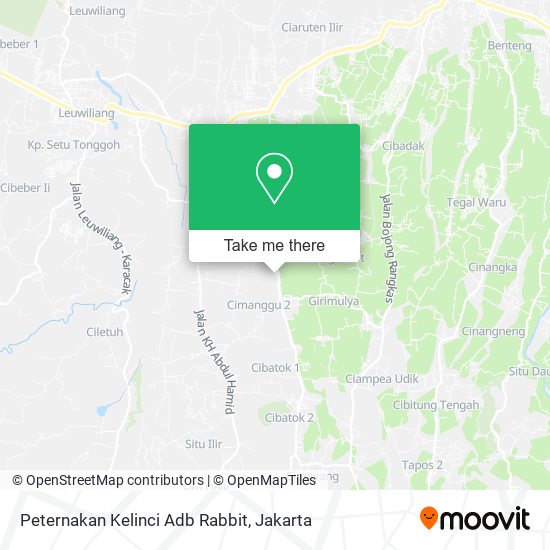 Peternakan Kelinci Adb Rabbit map