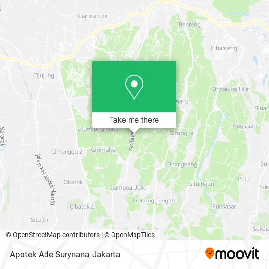 Apotek Ade Surynana map