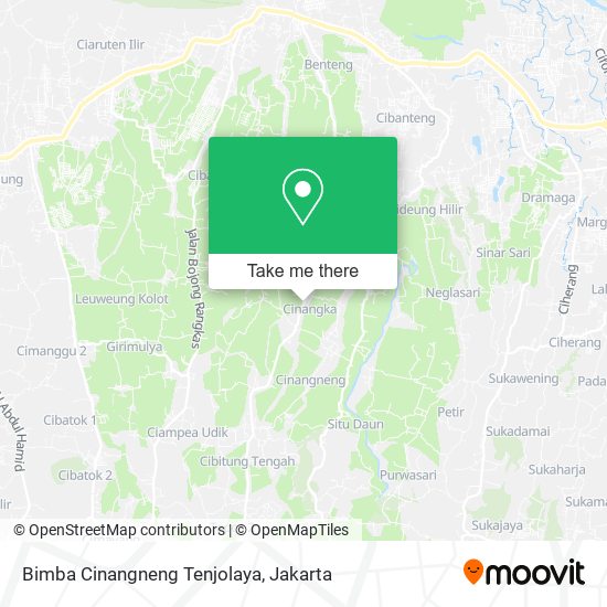 Bimba Cinangneng Tenjolaya map