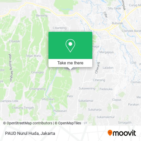 PAUD Nurul Huda map