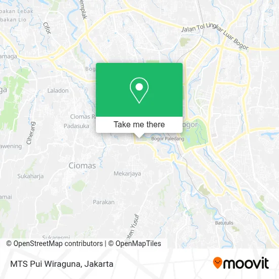 MTS Pui Wiraguna map
