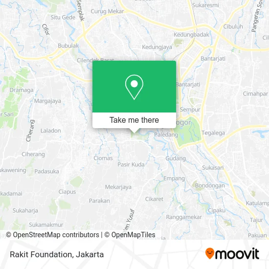 Rakit Foundation map