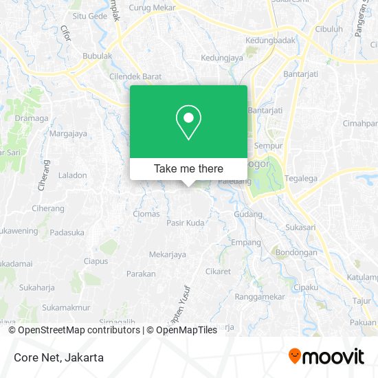 Core Net map