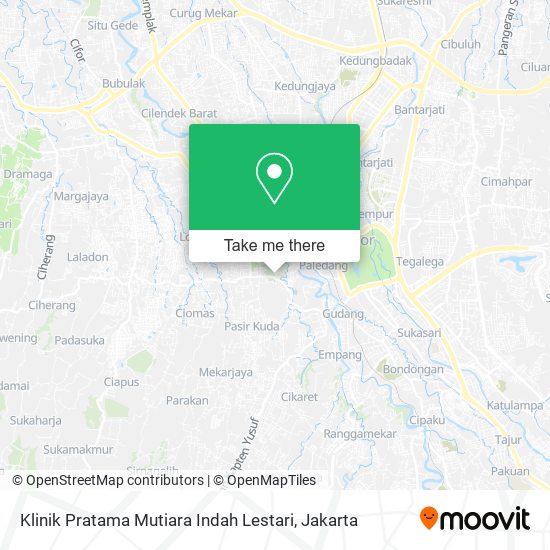 Klinik Pratama Mutiara Indah Lestari map