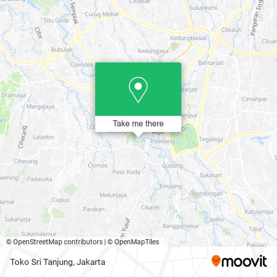 Toko Sri Tanjung map