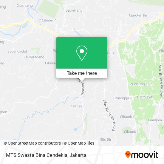 MTS Swasta Bina Cendekia map
